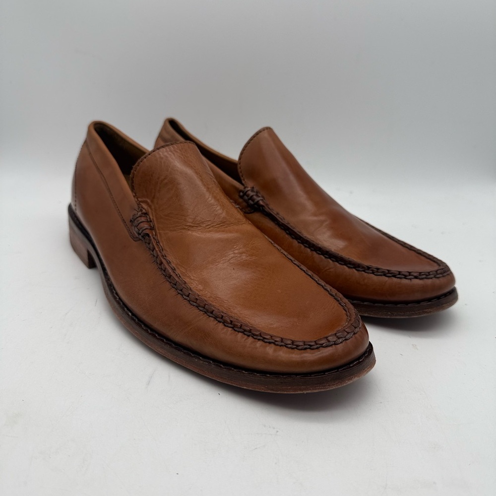 BRAND NEW Cole Haan Delancy Tan Leather Loafers C07190 Mismatch Sz R 10.5/L 10